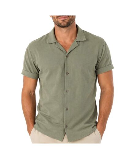 Chemise manches courtes kaki homme paname brothers dov