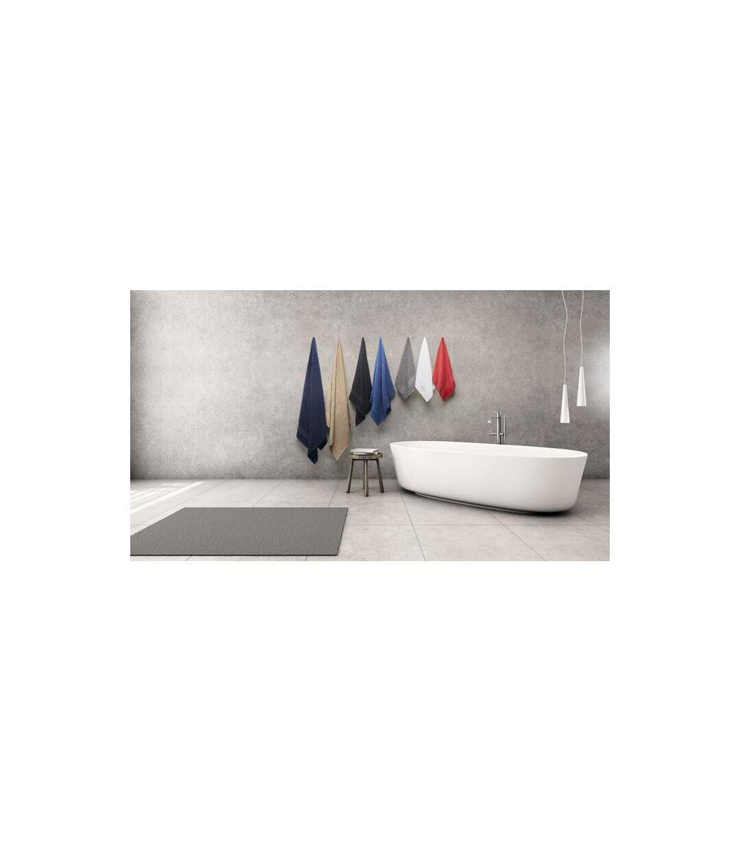 Terry organic cotton towel black MidOcean-4