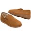 Geruite pantoffels met sherpavoering en klittenband-1