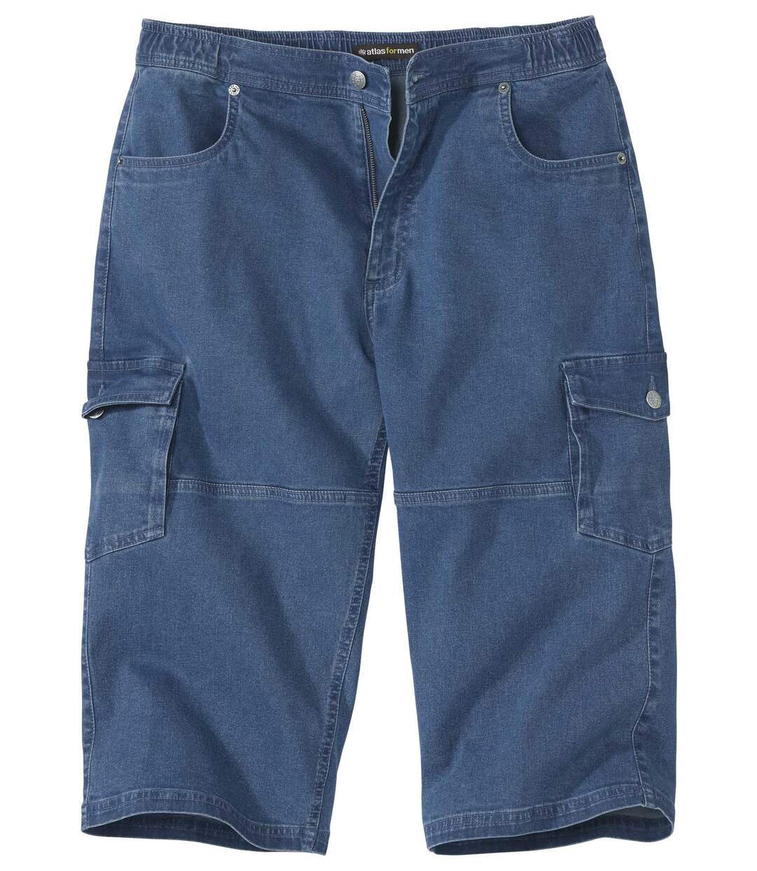 3/4-Cargo-Jeans Stretch Komfort Atlas For Men