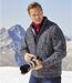 Men's North Expedition Sherpa-Lined Knitted Jacket - Marled Grey - Full Zip
