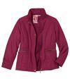 Women's Water-Repellent Quilted Puffer Jacket - Pink Atlas For Men