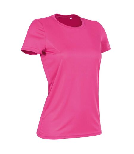 Stedman Womens/Ladies Active Sports Tee (Sweet Pink)
