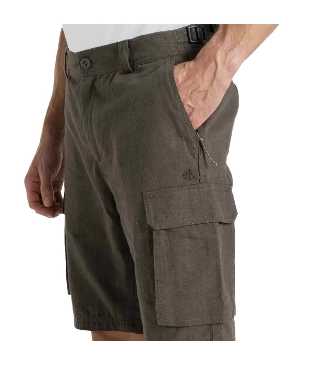 Short howle homme vert forêt Craghoppers-3