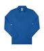 Polo Manches Longues My Polo Homme Bleu Roi B&C-1