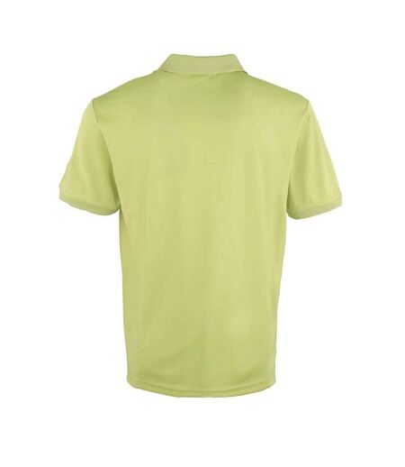 Polo coolchecker homme vert clair Premier