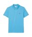 Mens Pique Slim Polo Shirt Blue Lacoste-1