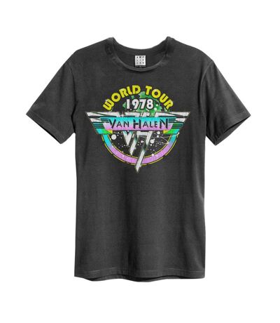 Amplified - T-shirt WORLD TOUR - Adulte (Charbon) - UTGD1323