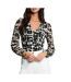 Top noir/blanc femme morgan tikat-1