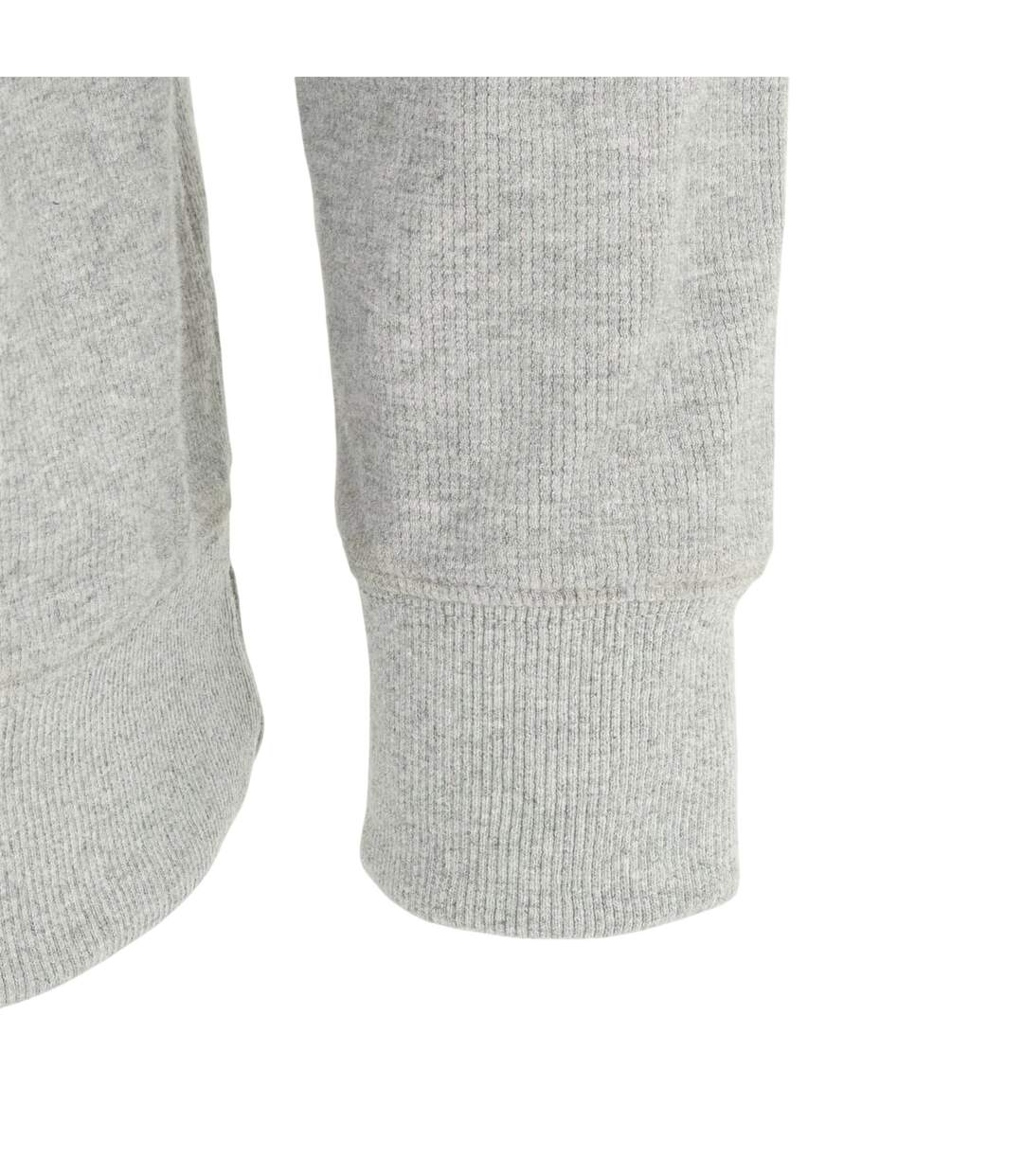 Sweat Motif/style Logo Homme Gris Clair Chiné Howick-3