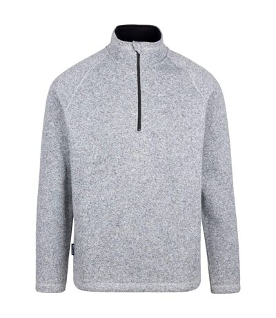 Mens Corsham Marl Half Zip Fleece Top Grey Trespass