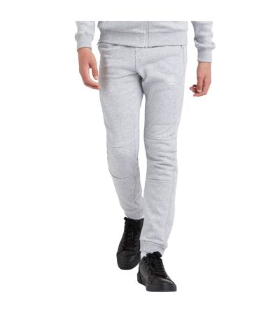 Mens Club Leisure Jogging Bottoms Grey Marl White Umbro