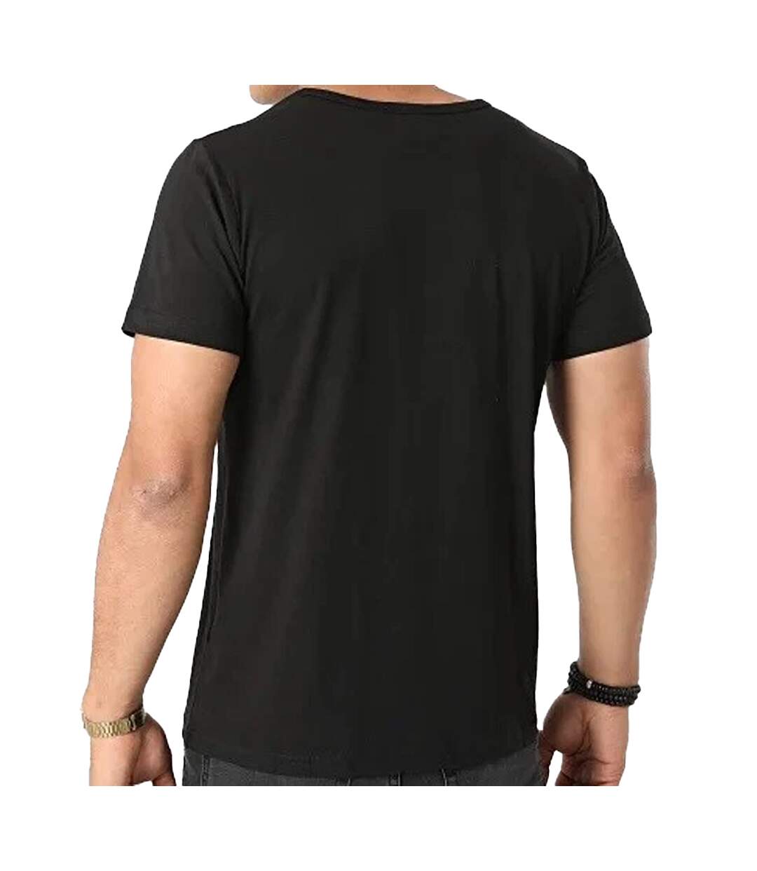 T-shirt Motif/style Gant De L´infini Homme Noir Marvel-3