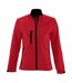 SOLS Womens/Ladies Roxy Soft Shell Jacket (Breathable, Windproof And Water Resistant) (Red) - UTPC348