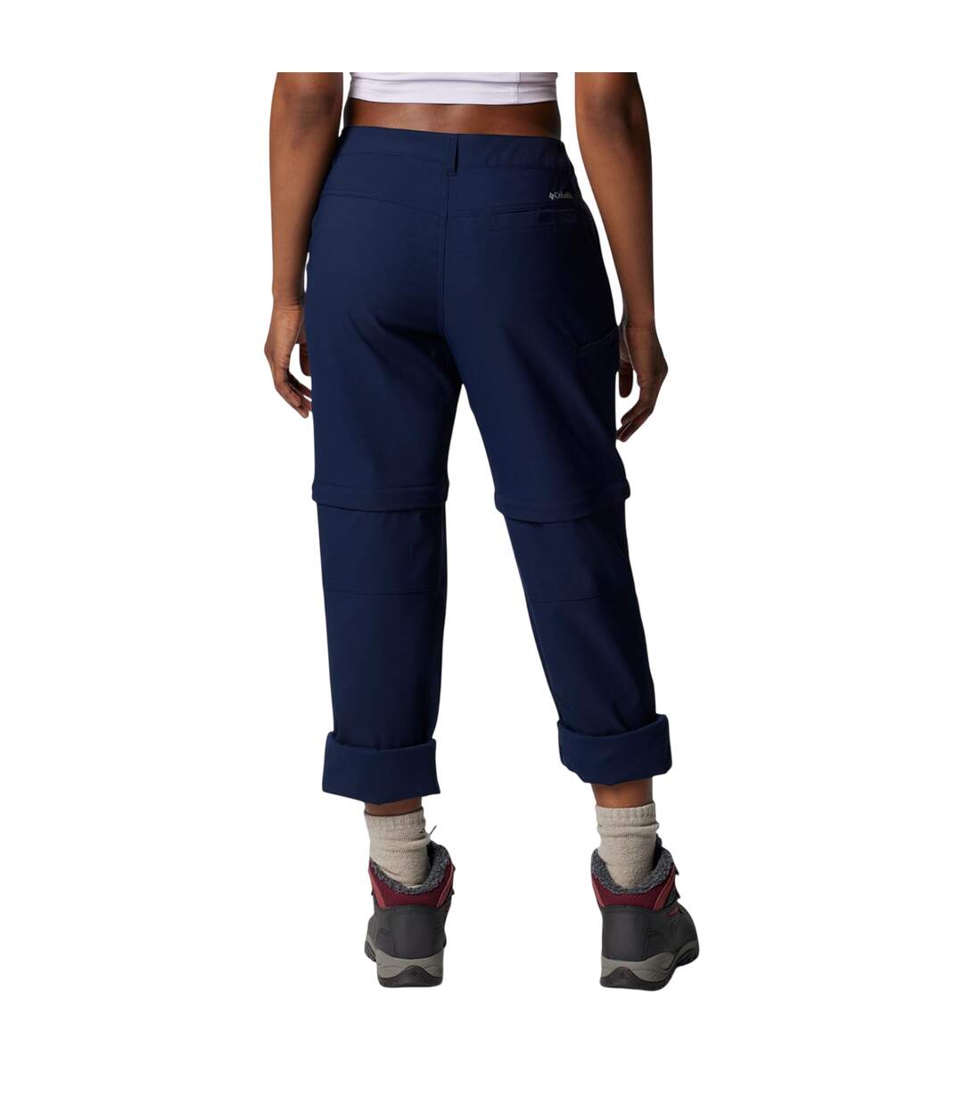 Pantalon À Poches Leslie Femme Bleu Marine Columbia-2