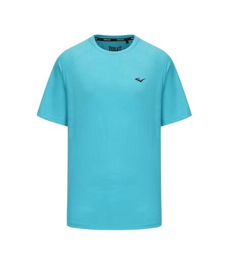 Mens Chest Logo T-shirt Cyan Everlast