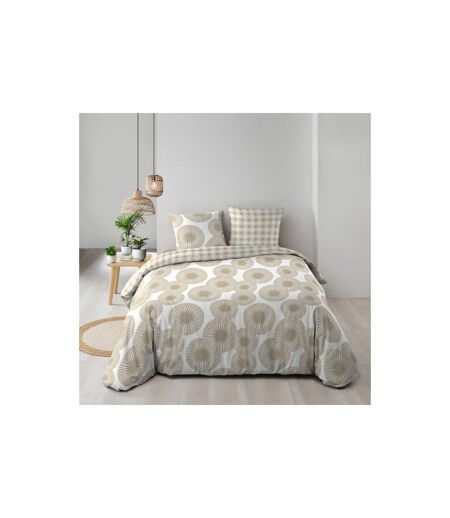 Parure de Lit 3 Pièces Nebulla 240x220cm Beige