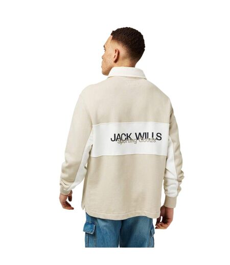 Haut De Rugby Homme Blanc Cassé Jack Wills