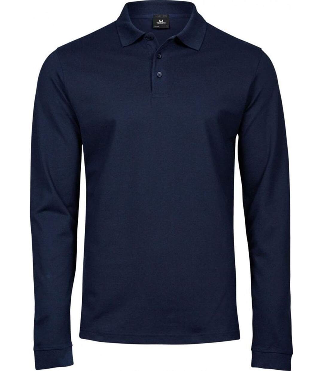 Polo manches longues - Homme - TJ1406 - bleu marine