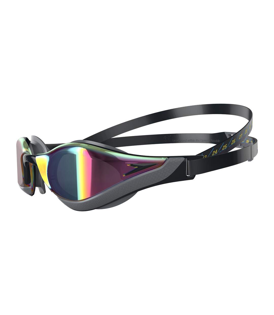 Lunettes De Natation Fastskin Pure Focus Noir Gris Rubis Speedo-3