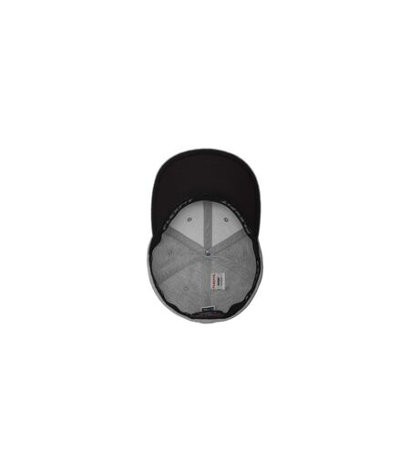 Casquette Flexfit Gris Noir Yupoong