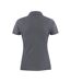 Womens/ladies Surf Polo Shirt Steel Grey Printer-2