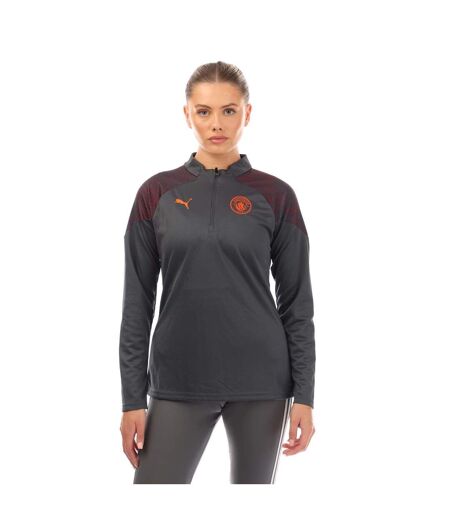 Womens/ladies Manchester City Fc Training Top Grey Puma