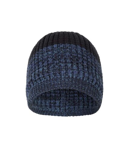 Unisex adult rubix lined beanie navy Mountain Warehouse