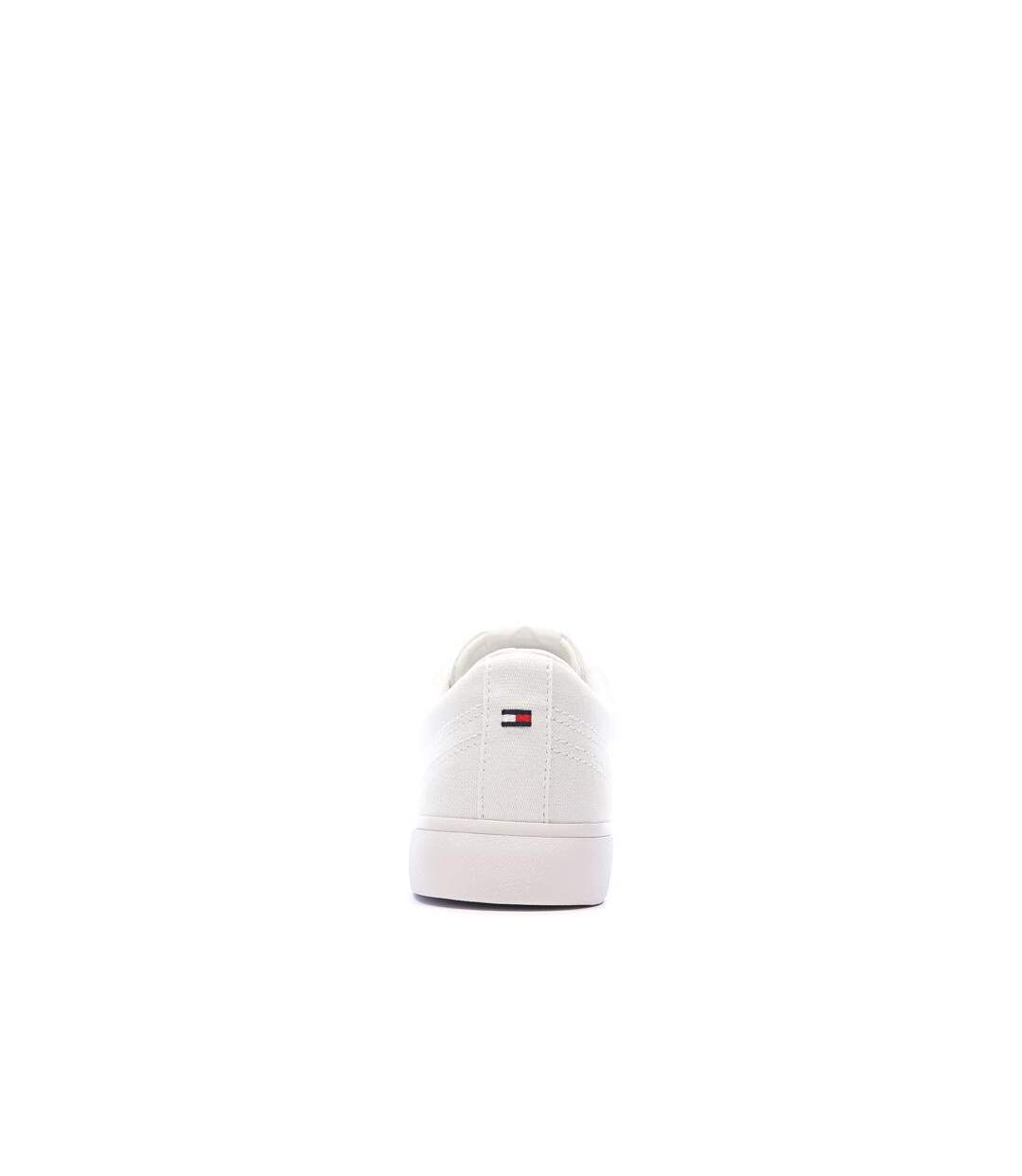 Baskets blanches homme tommy hilfiger th hi vulc low core-3