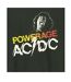 Unisex adult angus powerage ac/dc t-shirt charcoal Amplified