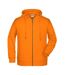 Veste À Capuche Homme Orange James And Nicholson-1