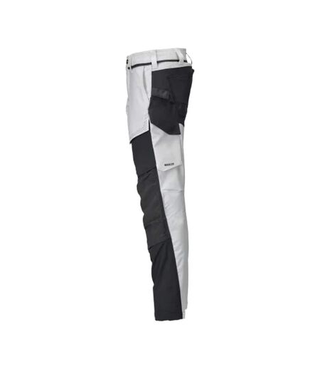 Pantalon De Travail Customised Homme Blanc Gris Pierre Mascot