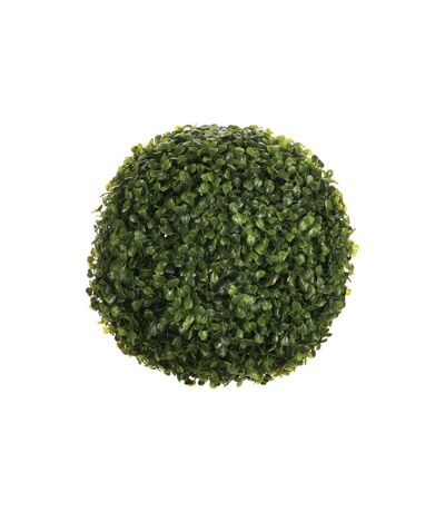 Plante Artificielle Boule de Buis 27cm Vert