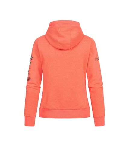 Sweat à Capuche Rose Femme Geographical Norway Class Lady - L