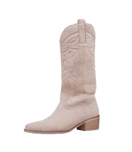 Botte de cowboy desert femme kaki Where´s That From Where´s That From