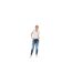 Womens/ladies 5 Pockets Slim Jeans Medium Blue Vero Moda-1