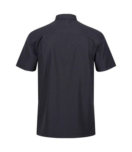 Regatta Mens Mindano VII Triangle Short-Sleeved Shirt (Seal Grey)