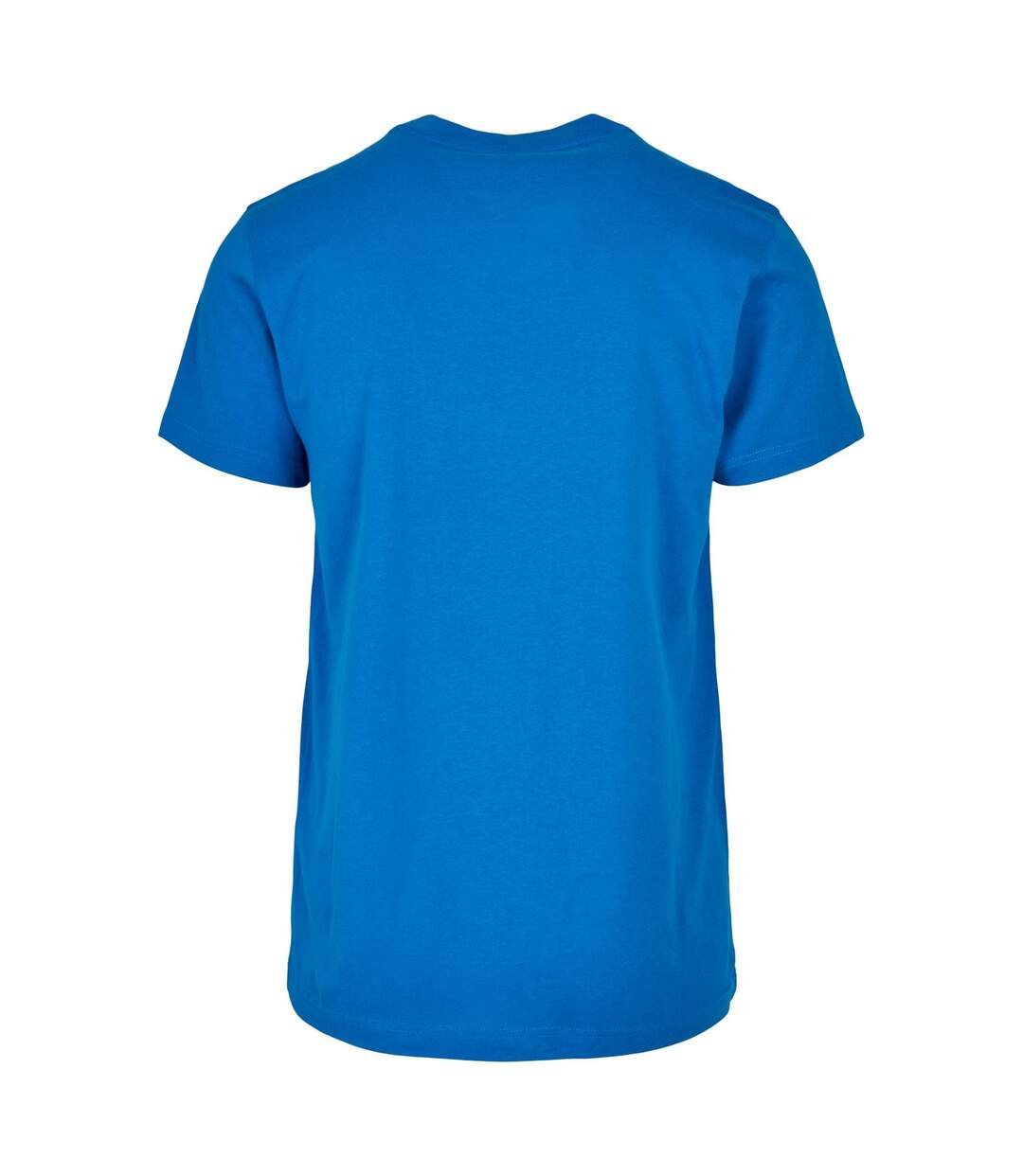 T-shirt Basic Homme Bleu Cobalt Build Your Brand-3