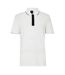 Polo Motif/style À Rayures Homme Blanc Armani Exchange-1