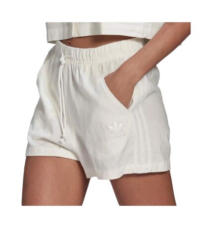 Short Blanc Femme Adidas Linen - 38