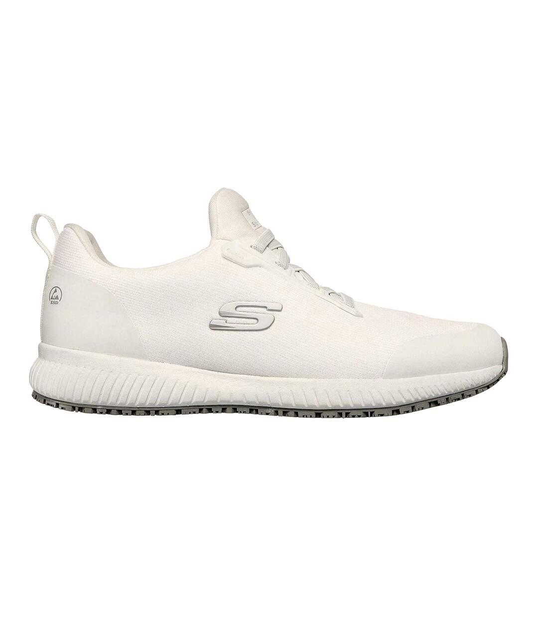 Mens Squad Sr Non Slip Trainers White Skechers-1
