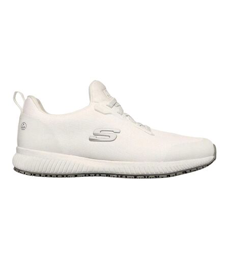 Mens Squad Sr Non Slip Trainers White Skechers