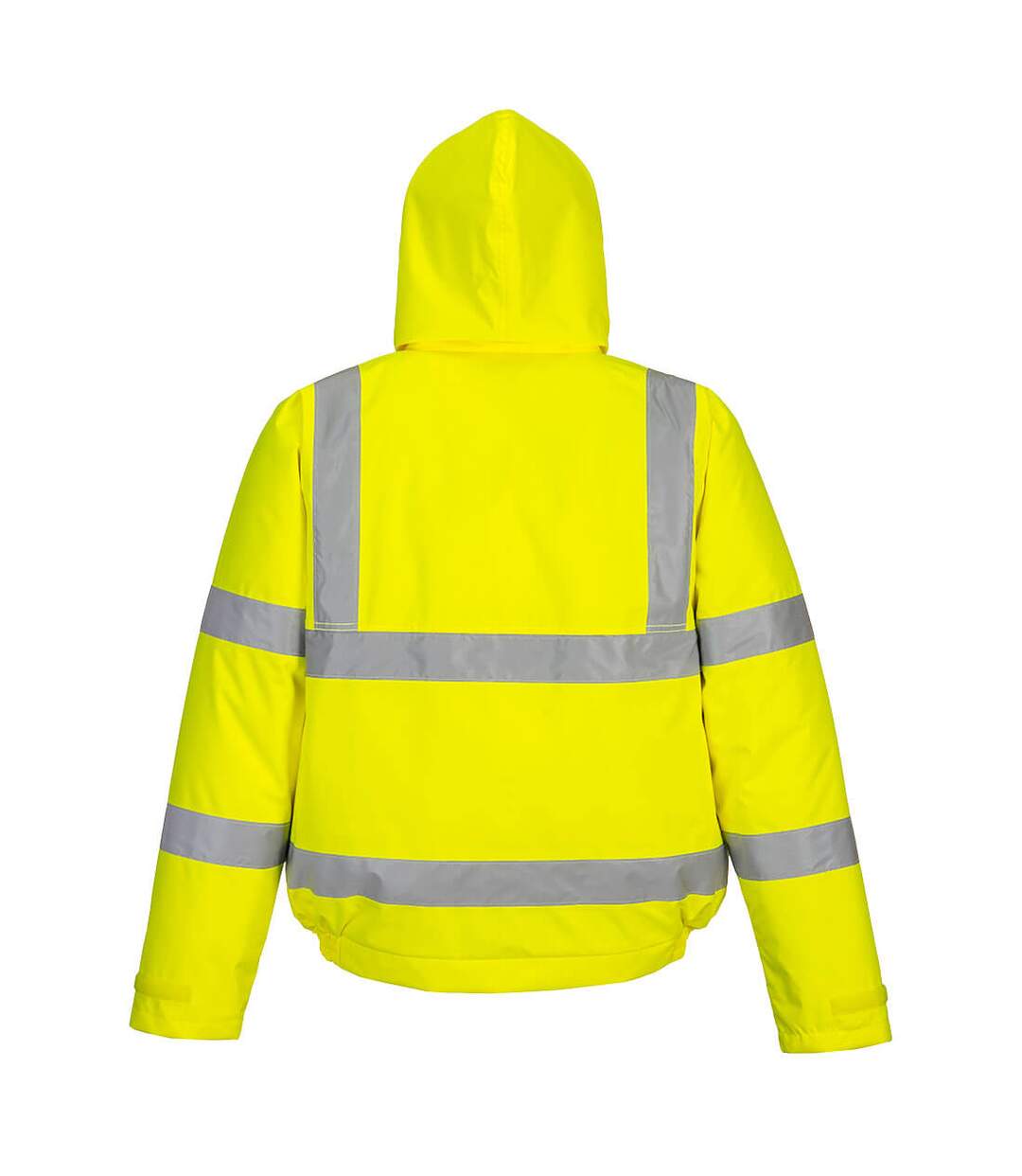 Mens hi-vis winter bomber jacket yellow Portwest