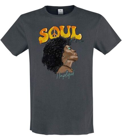 T-shirt soul music homme charbon Amplified Amplified