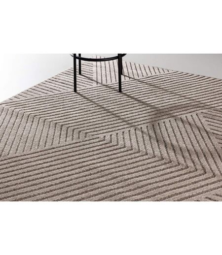 Tapis Déco Aron Solar 240x340cm Marron