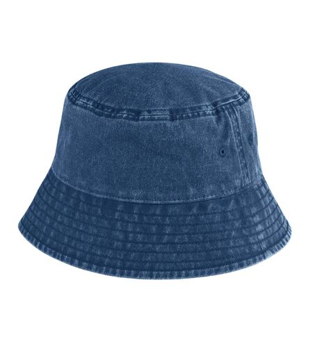 Bob Motif Rétro Adulte Vieux Denim Beechfield