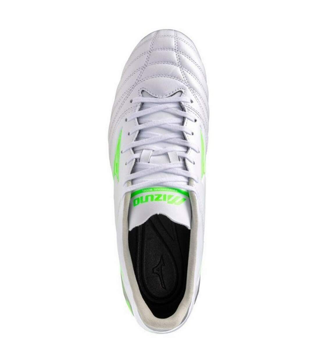 Chaussures De Foot Pour Terrain Ferme Morelia Neo Pro Homme Blanc Vert Mizuno-4