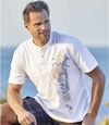 3 darabos, Travel tunéziai nyakú pólóból álló szett Atlas For Men
