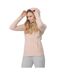 Sweat H4l22 Bld351 Femme Rose 4F-1