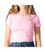 T-Shirt Rose Pâle Femme Vero Moda Madi Jill - L